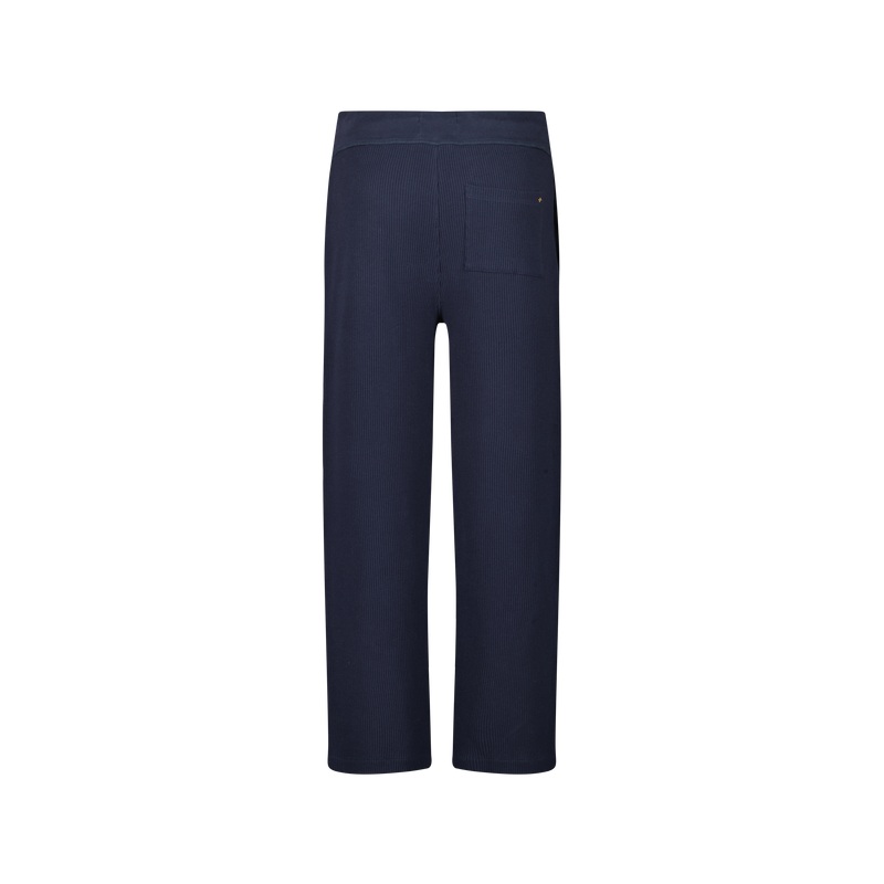 Pantalon Maille Interlock Marine