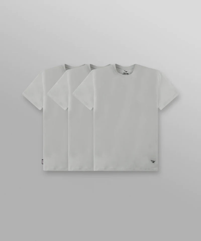 Paper Planes Essential 3-Pack Tee- Color Metal
