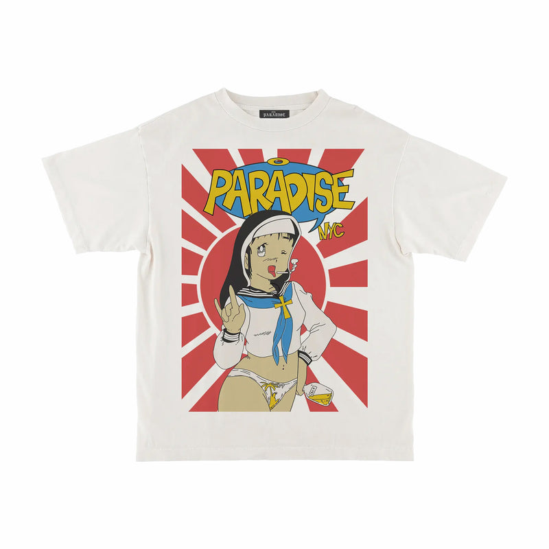 Paradise NYC Dinosaur Paradise Tee (White) - August Shop