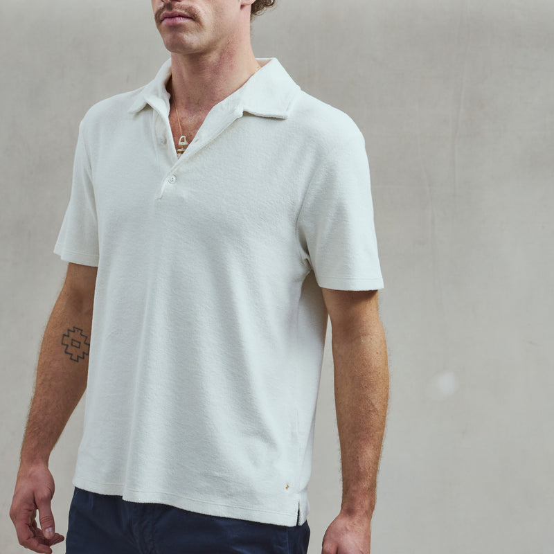 Polo Éponge Ecru