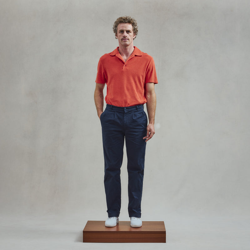 Polo Éponge Orange