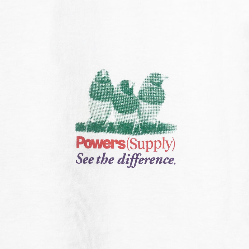 Powers Supply Birds Tee (White) - August Shop