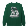 Powers Supply Dog L/S Tee (Dark Green) - August Shop