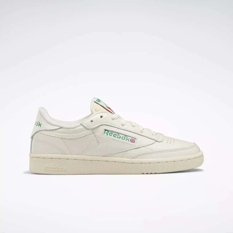Reebok Club C 85 Vintage Shoes Chalk/Paperwhite/Glen Green Style: 100000317