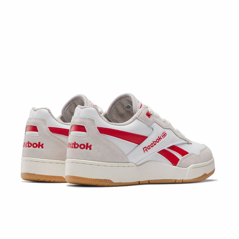 Reebok Men's BB 4000 II (White/Luxe Grey/Vector Red) - August Shop