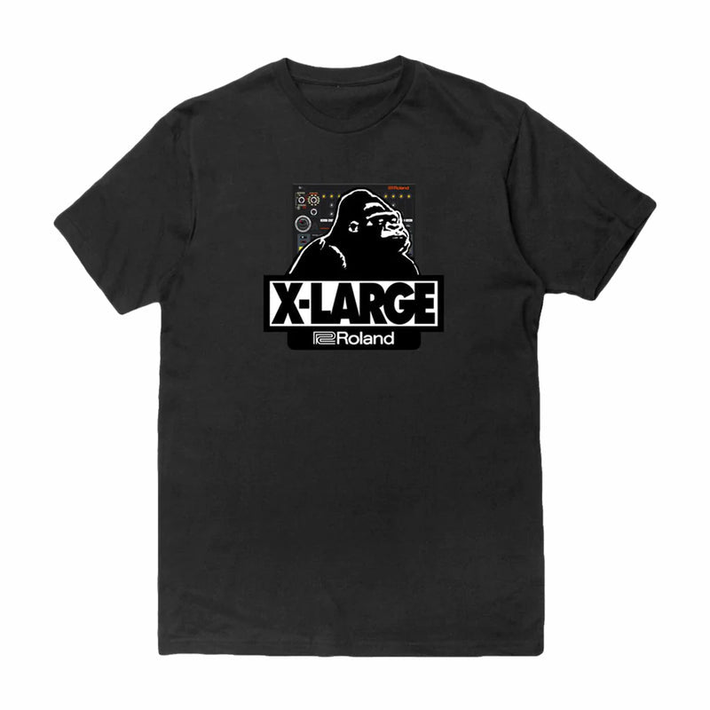 Roland Lifestyle XLARGE Roland T-Shirt (Black) - August Shop