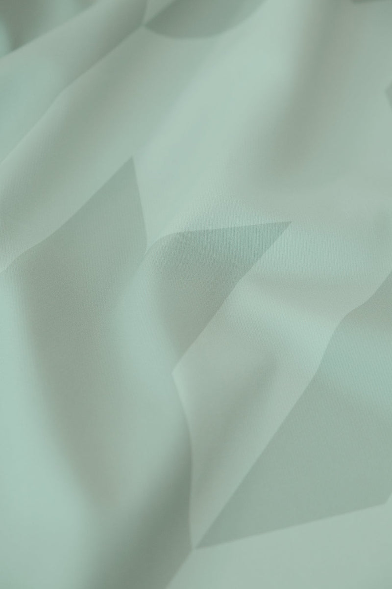 Sage Snap Placket Polo - Houndstooth