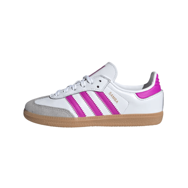 Adidas Footwear adidas Samba OG "Cloud White Purple Burst" - Kid's PS