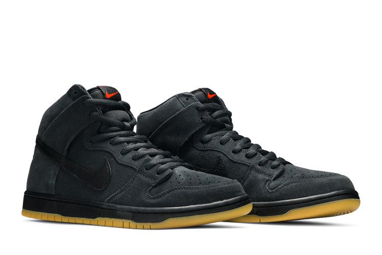 SB Dunk High Pro Orange Label Smoke Grey