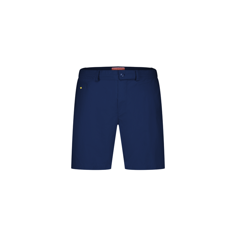 Short de bain court avec poche passepoilée