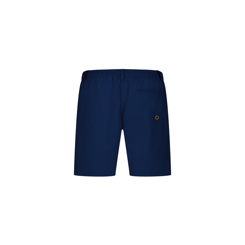Short de bain court avec poche passepoilée