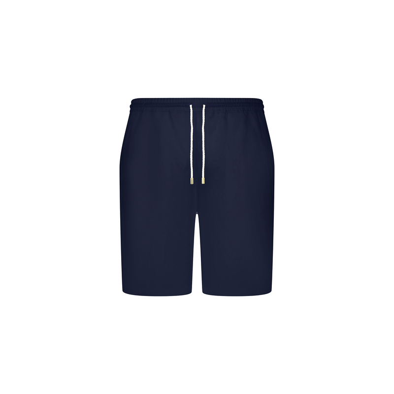Short en lin avec cordon de serrage