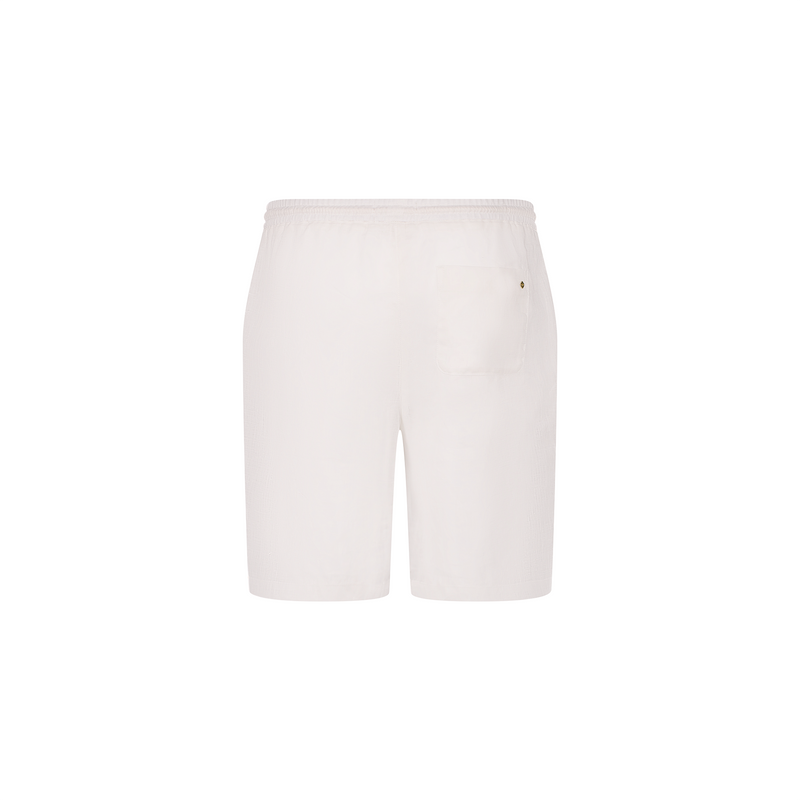 Short en lin avec cordon de serrage