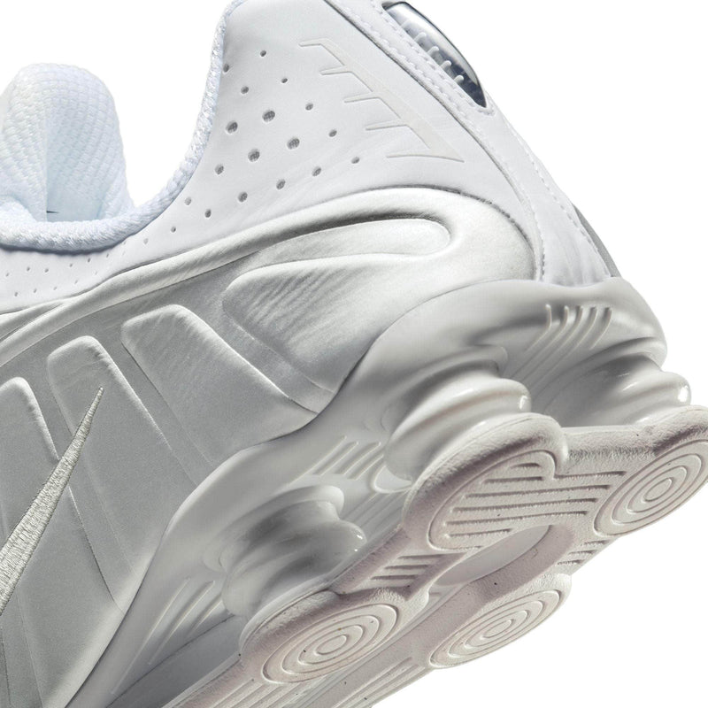 Nike FOOTWEAR Nike Shox R4 "White Metallic Silver" - Men's