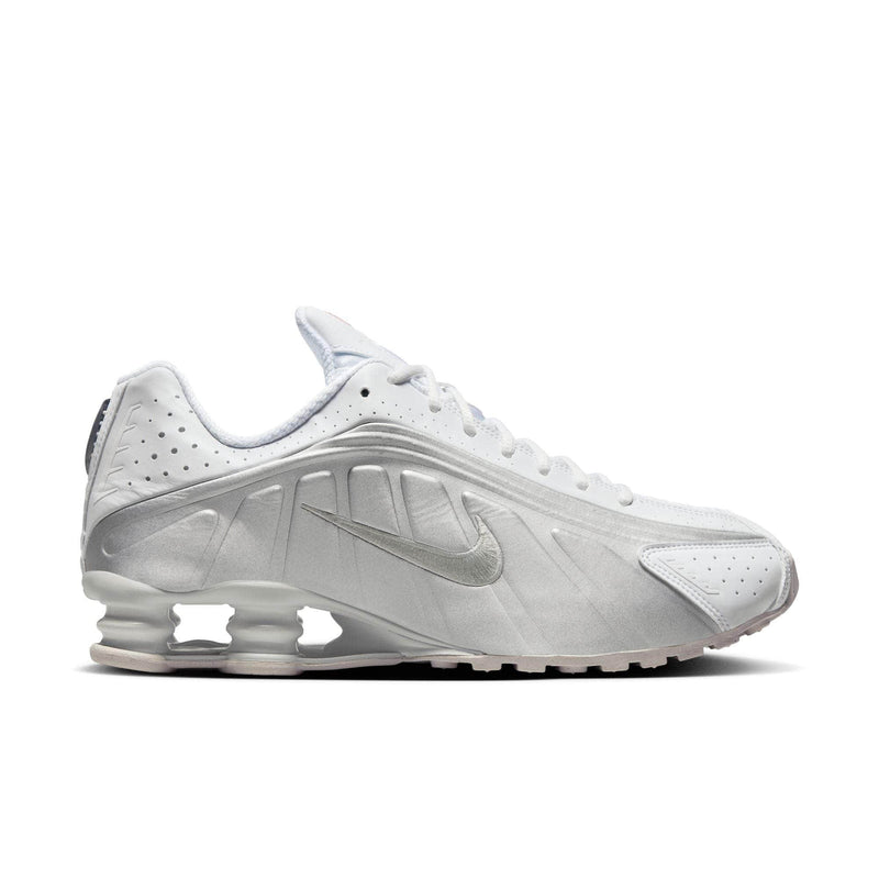 Nike FOOTWEAR Nike Shox R4 "White Metallic Silver" - Men's