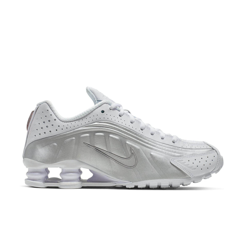 Nike FOOTWEAR Nike Shox R4 "White Metallic" - Women's