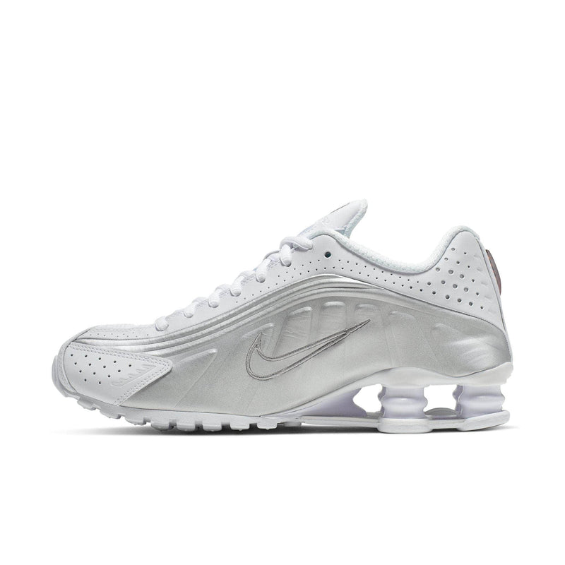 Nike FOOTWEAR Nike Shox R4 "White Metallic" - Women's