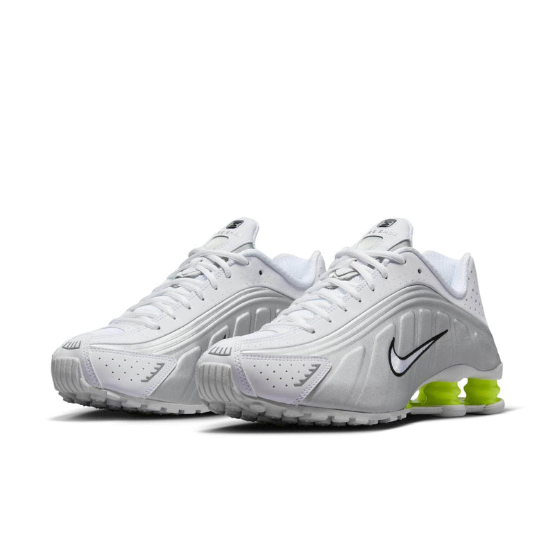 Nike FOOTWEAR Nike Shox R4 "White Metallic Silver" - Women's
