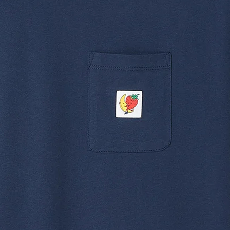 Sky High Farm Workwear Logo Label T-Shirt (Navy) - August Shop