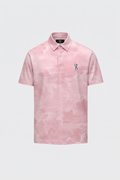 Snap Placket Polo v2 - Cloud Print