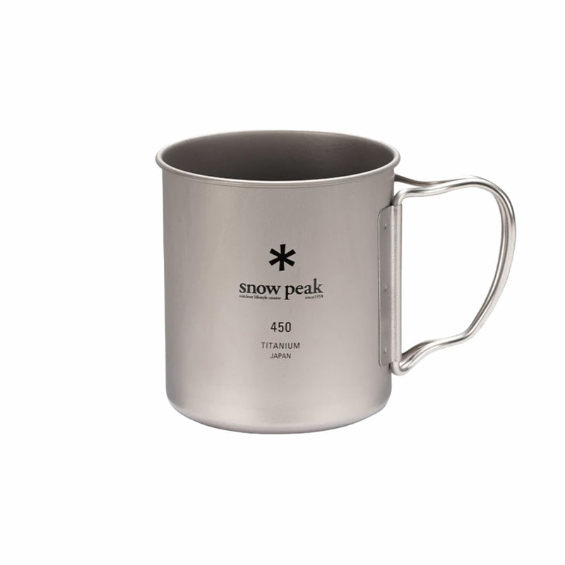 Snow Peak Ti-Single Wall 450 Cup (Silver) - August Shop