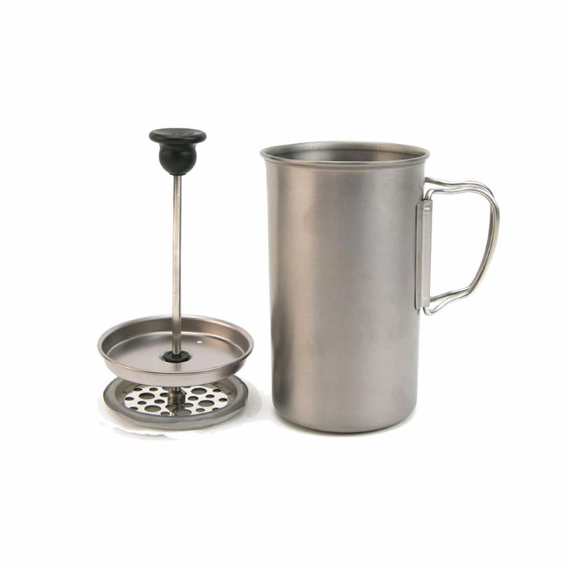 Snow Peak Titanium French Press (Silver) - August Shop