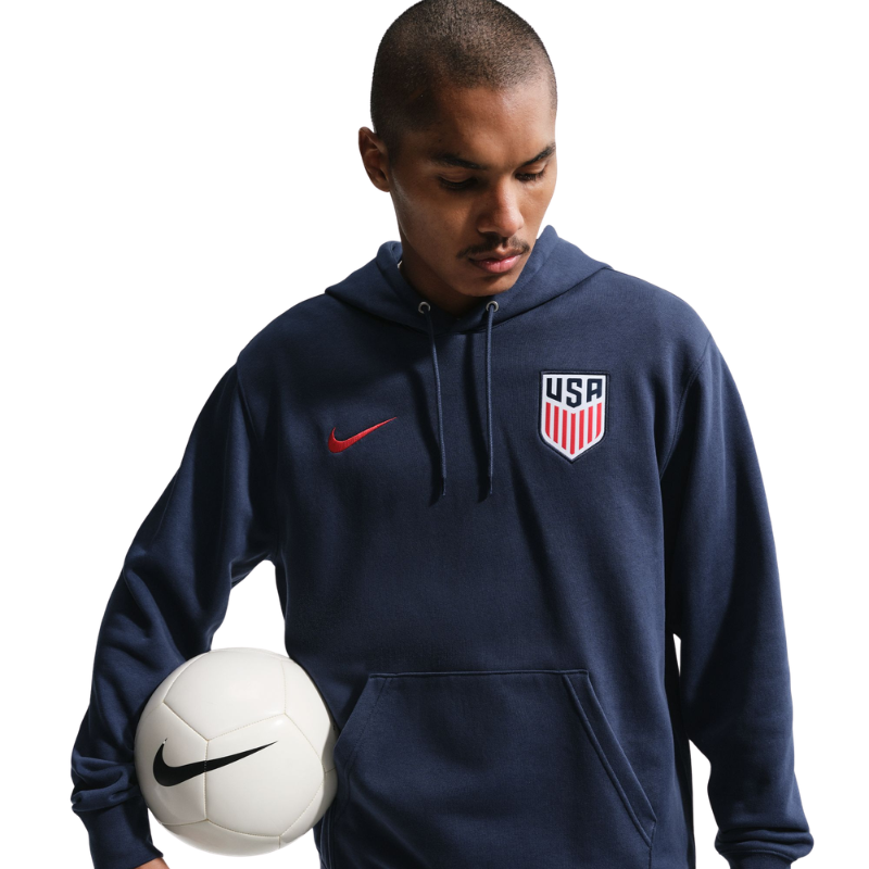 Soccer French Terry Pullover Hoodie USMNT Club - Men's