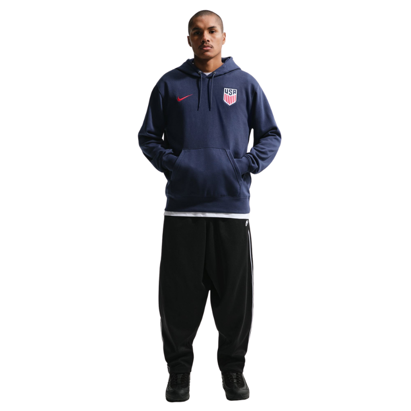 Soccer French Terry Pullover Hoodie USMNT Club - Men's