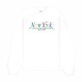 Sporty & Rich Women's NY 94 Crewneck (White/Multi) - August Shop