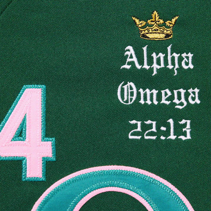 Supreme Alpha Omega Baseball Jersey - Green