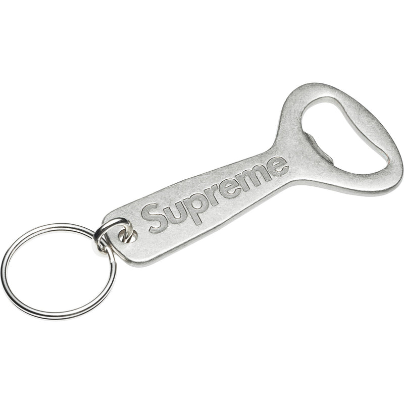 Supreme Bottle Opener Keychain - Silver
