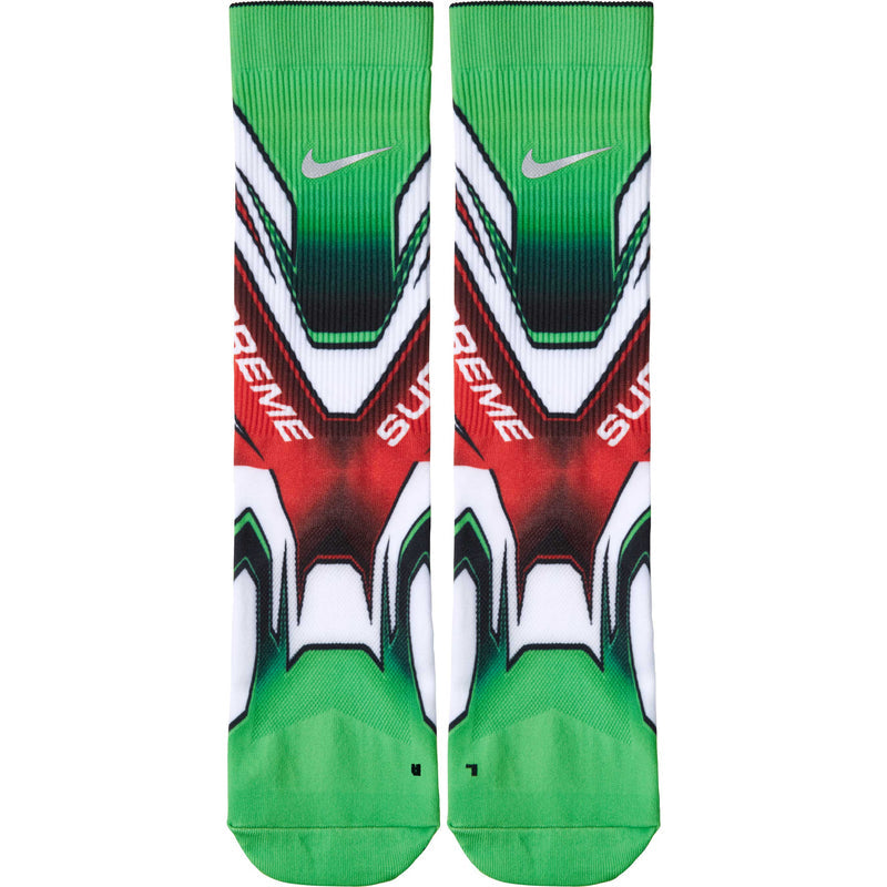 Supreme / Crew Socks - Green Multi
