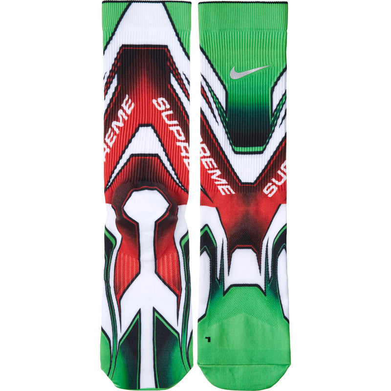 Supreme / Crew Socks - Green Multi