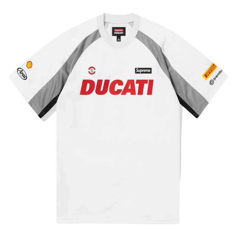 Supreme Ducati Soccer Jersey White