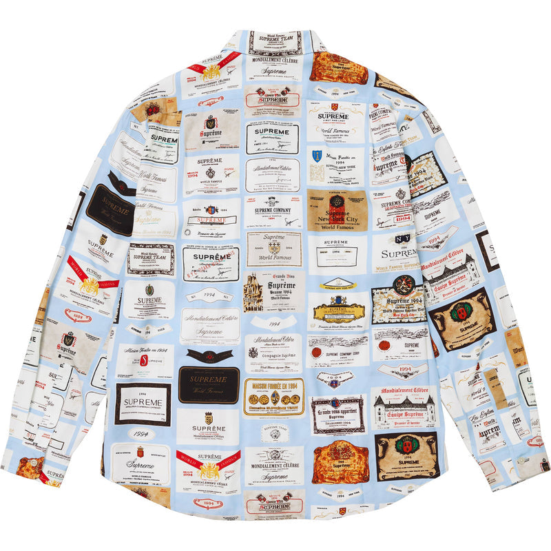 Supreme Label Shirt - Light Blue