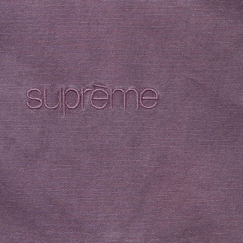 Supreme Leather Collar Utility Jacket - Dusty Purple