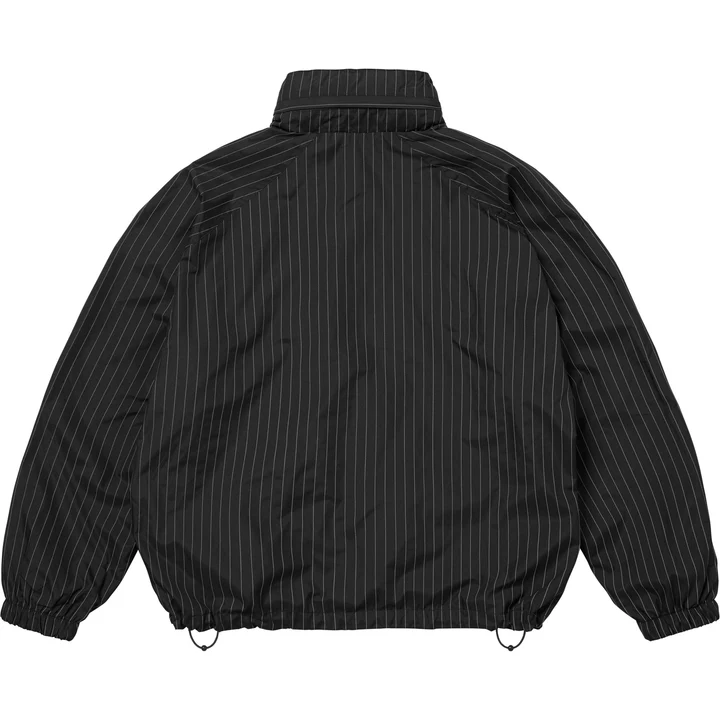 Supreme Reflective Pinstripe Track Jacket - Black