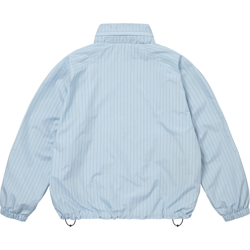 Supreme Reflective Pinstripe Track Jacket - Light Blue