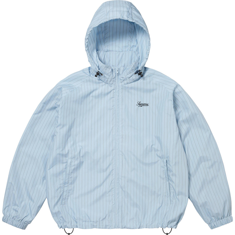 Supreme Reflective Pinstripe Track Jacket - Light Blue