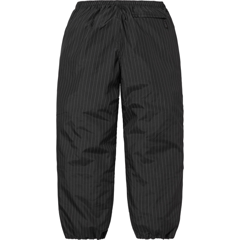 Supreme Reflective Pinstripe Track Pant - Black