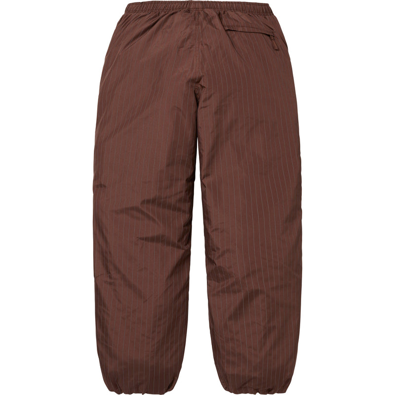 Supreme Reflective Pinstripe Track Pant - Brown