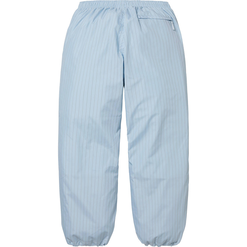Supreme Reflective Pinstripe Track Pant - Light Blue