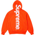 Supreme Satin Appliqué Hooded Sweatshirt - Bright Orange