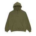 Supreme Satin Appliqué Hooded Sweatshirt 'Light Olive'