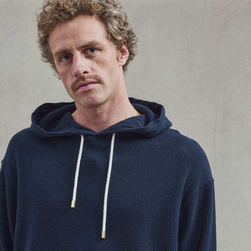 Sweatshirt à capuche en interlock
