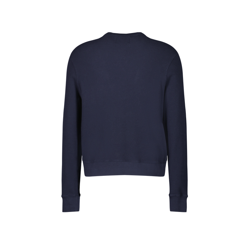 Sweatshirt col rond en interlock