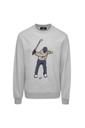 Eastside Golf Men's Core Fleece Crew Swingman Heather Grey