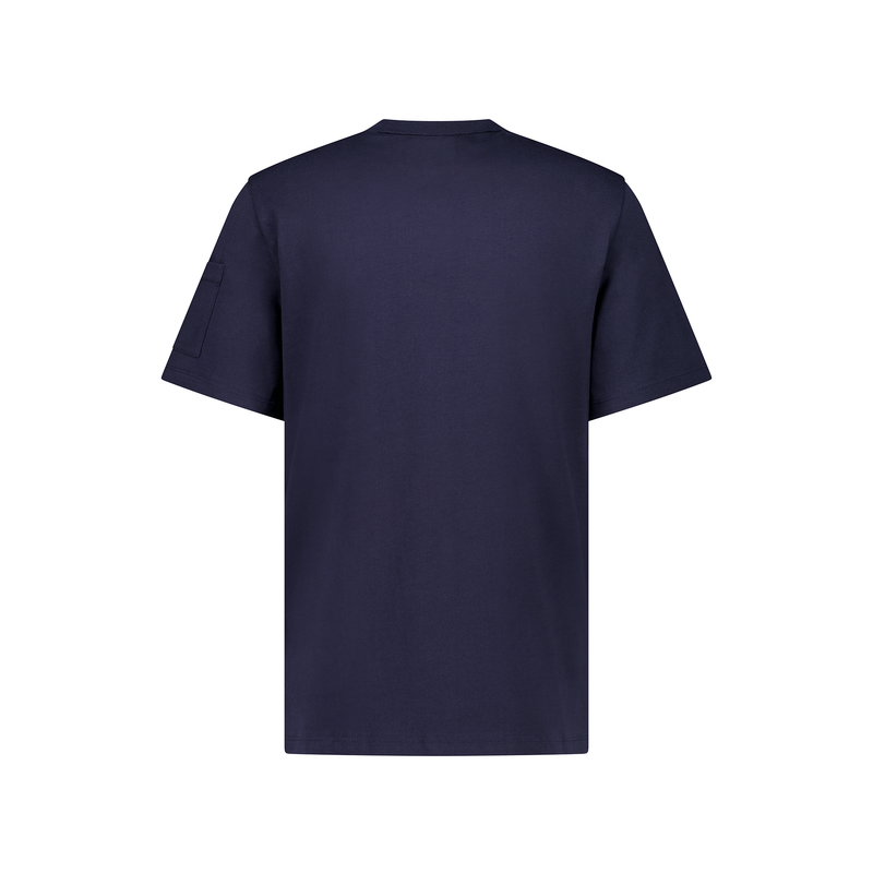 T-shirt avec poche sur la manche et broderie sur la poitrine