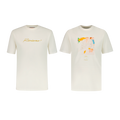 T-Shirts Imprimés Ecrus (pack de 2)