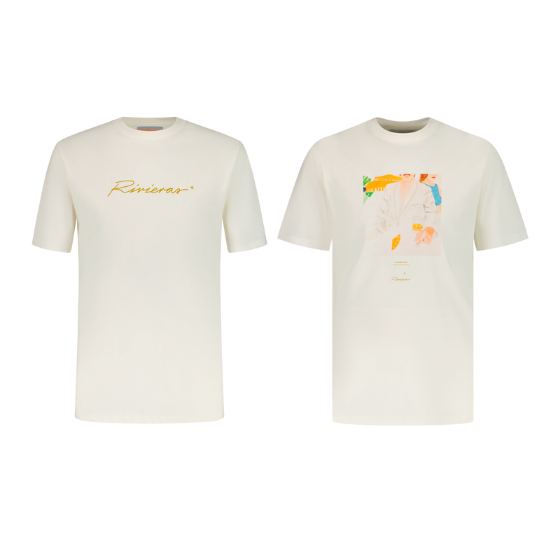 T-Shirts Imprimés Ecrus (pack de 2)